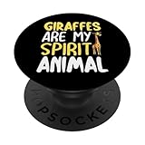 le giraffe sono il mio spirito animale giraffa popsockets popgrip adesivo