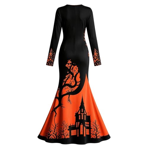 Women Witch Dress 2026 Halloween Medieval Vampire Costumes Gothic Dresses - image 6
