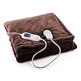 MICROFIBRA: El contacto de su agradable superfície de microfibra con tu cuerpo, no es el único responsable de agradable calidez de la manta Dr. Watson. Su célula calorífica de 120W puede regularse a tres temperaturas para adaptarse a tus preferencias.