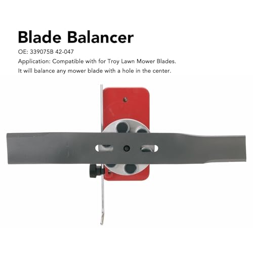 Asixxsix Rasenmäher-Messerauswuchtgerät, 339075B 42‑047 Messerauswuchtgerät, magnetisches Wandmontage-Messerauswuchtgerät, professionelles Messerauswuchtinstrument für Troy-Rasenmähermesser