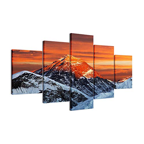Impression sur toile 5 pièces pour habiller un grand mur vide