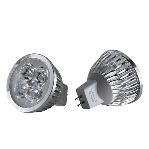 SIYTREWQS, 4�p�b�N�ALED�X�|�b�g���C�g�d��MR16/E27 AC/DC12v/24V 4W�X�|�b�g���C�g�����v(Warm White MR16,Ac Dc 12V)