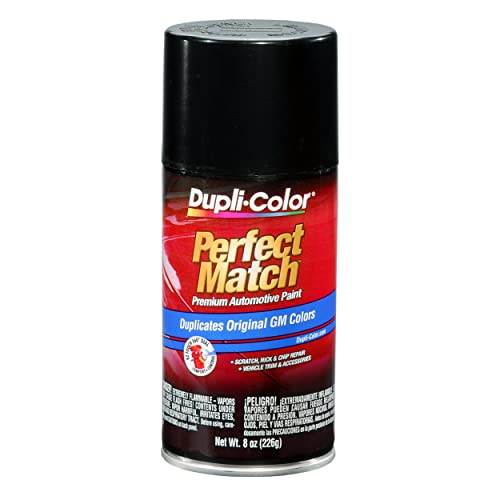 Image of Dupli-Color EBGM03817 Perfect Match Automotive Spray Paint - General Motors Black Metallic, 14 WA8767 - 8 oz. Aerosol Can