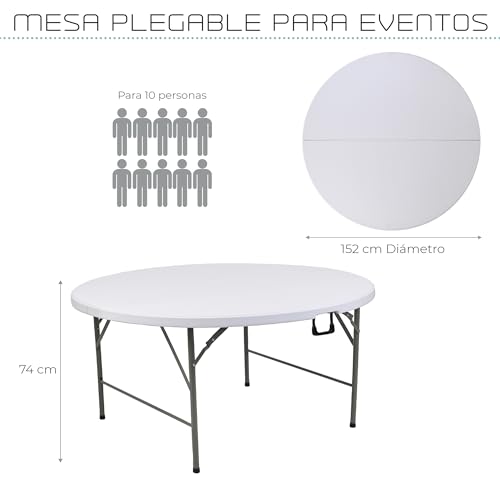 Encuentra reviews de Mesa redonda plegable de madera del mes. 26 Imagen adicional