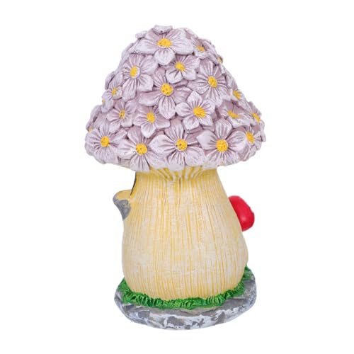 Maison de champignon jardin miniature en résine pour accessoire de fée extérieur