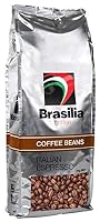 Brasilia Coffee Brasilia Coffee Beans 1kg Italian Espresso, 1 kg