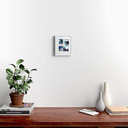 Deny Designs Mareike Boehmer Framed Art Print, White Modern (8" x 10"), Nordic Combination 30