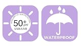 Dooky parasol do wózka lub spacerówki (uniwersalny i elastyczny, ochrona UPF 50+, elastyczność 180 stopni, technologia flex, system easyfix, wodoodporny), Czarny