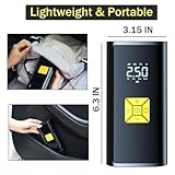 DSWERMG Tire Inflator Portable Air Compressor for BMW I4 G26, Car Electric Air Pump Auto Shutoff LED Light Motorcycle Bicycle Accessories,Yellow - Image 8