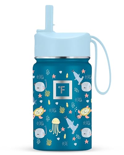 IRON °FLASK Kids Water Bottle 10oz Straw Tumbler