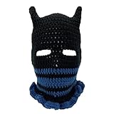 lilinzhi passamontagna invernale divertente caldo lavorato a maglia per uomo donna antivento copertura viso per feste di halloween all'aperto, j, taglia unica