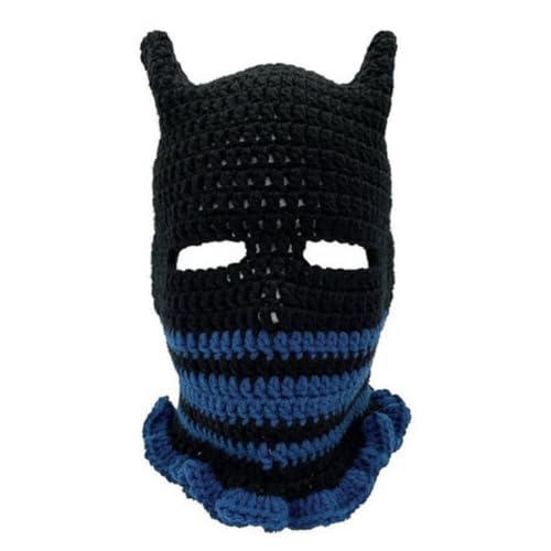 Ldabrye Skimaske, gestrickte Vollgesichtsabdeckung, Sturmhaube, Maske, Halloween, Party, Beanies, J, Einheitsgröße Ldabrye Skimaske, gestrickte Vollgesichtsabdeckung, Sturmhaube, Maske, Halloween, Party, Beanies, J, Einheitsgröße
