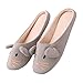 bestfur Women's Cute Soft Sole Cozy Cotton House Slippers, 6-7.5, Mouse