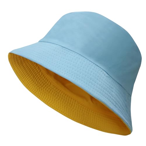 Image of NPQQUAN Bucket Hats for Men Women Packable Foldable Sun Hats for Women Beach Travel Cap