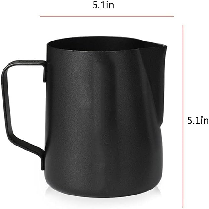 Saucer Stainless Steel Sauce Pot Coffee Latte Pot Large Capacity Milk Froth Pot Fancy Beak Gravy Boat Dish(A)