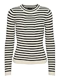 jersey canale rayas zara Jersey de manga larga para mujer con cuello redondo
