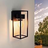 Photo Gallery ledvion - lampada da parete led industriale, attacco e27, ip44, nera, lampada da esterno, illuminazione esterna, illuminazione giardino Photo Gallery ledvion - lampada da parete led industriale, attacco e27, ip44, nera, lampada da esterno, illuminazione esterna, illuminazione giardino