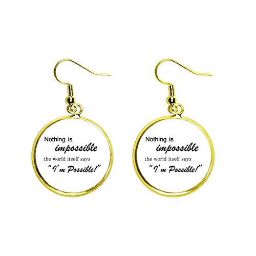 Ear Dangle Golden Drop Earring para mujer: pendientes largos de gota dorados elegantes