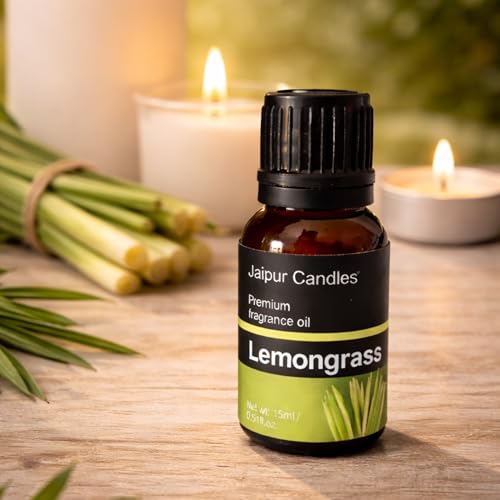 Image of Fragrance Oil | 15 ml | Aroma Oil for Home Fragrance | Best for Aromatherapy | Use in Diffusers, Candles, Air Fresheners (15ML, Lemongrass)
