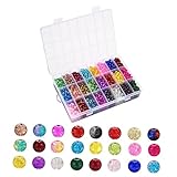 Perles de verre pour la fabrication de bijoux : combinaison multi-formes, pour répondre à différents besoins, en fonction de leurs propres besoins de correspondance des couleurs.