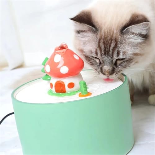 Fuente de Agua para Gatos Cerámica Automática 1.5L miniatura 3