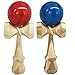 KENDAMA TOY CO. 2 Pack | Competition Pro Kendama Full Size | Solid Wood Ball and Cup Coordination Toy | Blue and Red Bundle