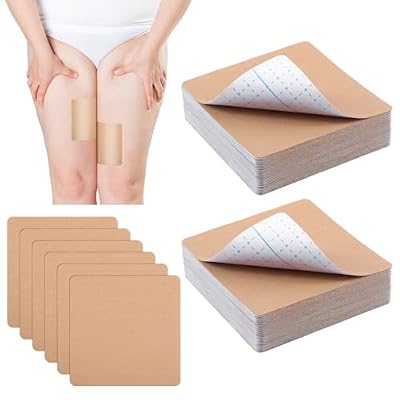 Threlaco 30 Pcs Tummy Tape Waterproof Belly Thigh Lifting Body Tape for Women Elastic Anti Chafing Friction Adhesive Patches Inner Thigh Sagging Loose Skin Flat Stomach Back Fat Belly, 4.72 x 4.72 in