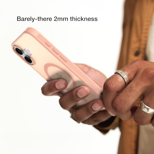 Coque fine pour iPhone 16 Plus MagSafe rose légère et durable Incase - 7