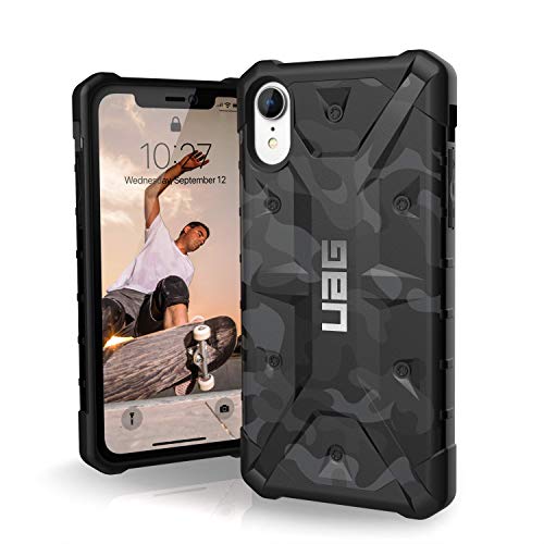 URBAN ARMOR GEAR UAG iPhone XR [6.1-inch Screen] Pathfinder SE Camo Feather-Light Rugged [Midnight] Military Drop Tested iPhone Case