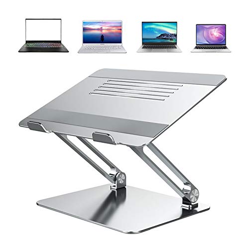Laptop-Ständer, Laptop-Halter, Multi-Winkel-Stand-Wärmefreigabe, Einstellbarer Faltbarer Notebook-Stand Laptop-Stand-Aluminium