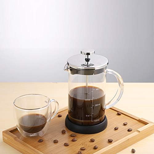Coffee Press Coffee Pot Coffee Maker Kettle Stainless Steel Glass for Coffee Drinkware 350/600/1000ml Pots(350ml)