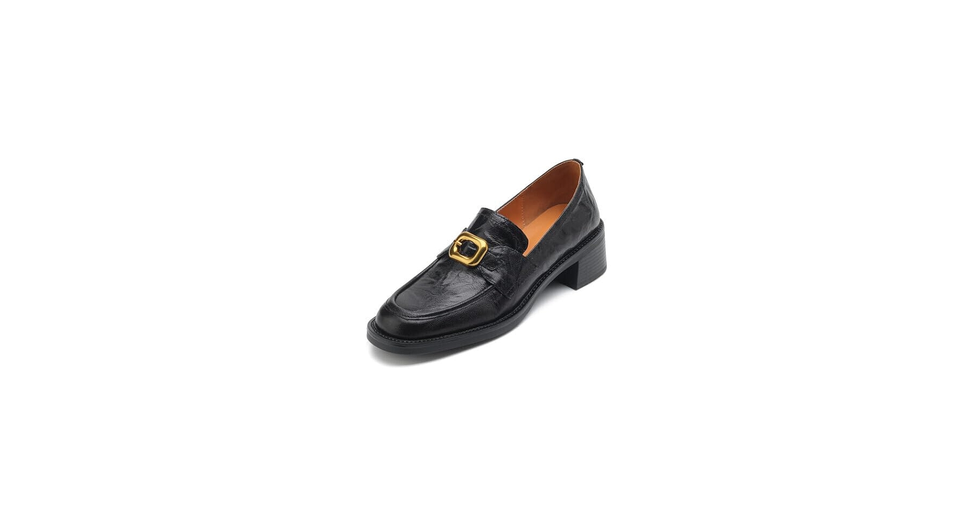 靴 her lip to Medallion Heel Loafer 37 靴 her lip to Medallion Heel Loafer 37 Heeled loafers Black