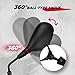 KEMIMOTO ATV Mirrors, 8MM 10MM Motorcycle Mirrors for Handlebar ATV Accessories Compatible with Scooter Snowmobile Mope, 360 Degrees Ball Type Adjustment