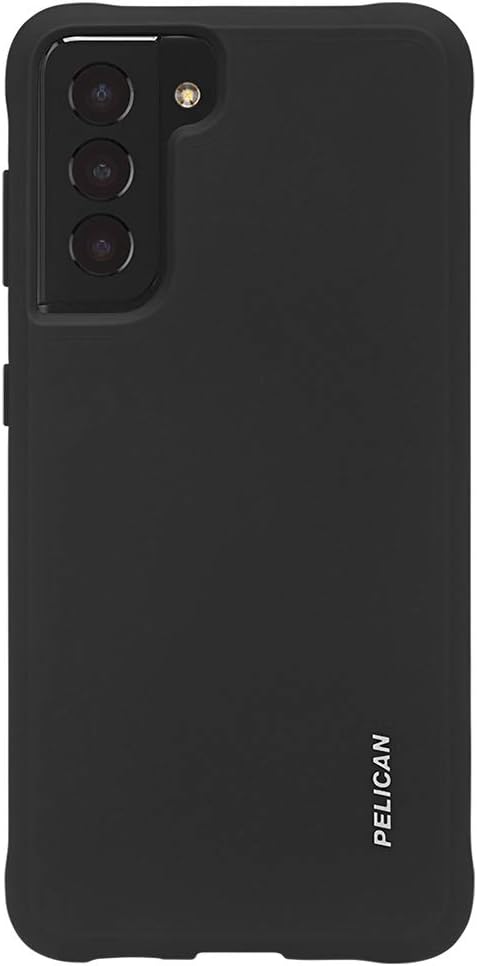 Pelican Ranger Series - Samsung Galaxy S21 Plus Case [Wireless Charging Compatible] Protective Phone Case with Anti-Scratch Tech [15ft MIL-Grade Drop Protection] Slim Cover for S21 Plus - Black