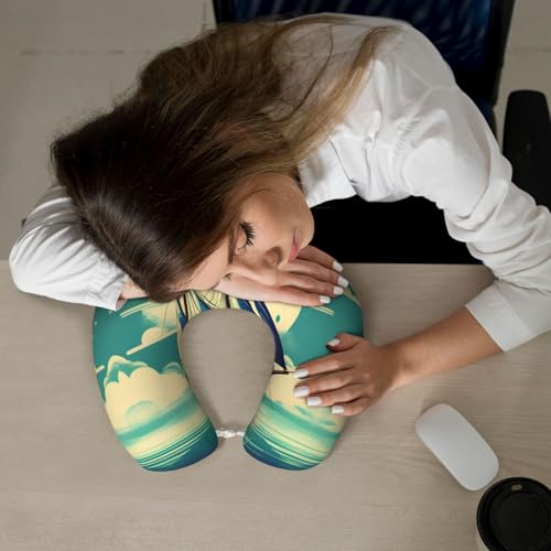 Almohada cuello espuma viscoelástica tamaño único miniatura 7
