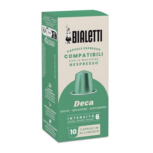 Bialetti Café Cápsulas compatibles con Nespresso® - Descafeinado