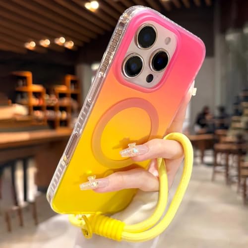 Étui à cordon dégradé laser anti-chute pour iPhone 12 Pro afin d'éviter les pertes