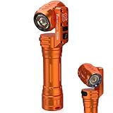 TactEagle Rechargeable Flashlight High Lumens, 1400 Lumens Pocket Flashlight with 180 Degree Head, Dual Light Sources Magnetic Flashlight for Camping, Working, Outdoor, Hiking, Emergency