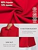 PINSPARK Womens 4 Buttons Golf Polo Shirts UPF 50+ Quick Dry Athletic Tennis Tops Collared Pickleball T Shirt #4