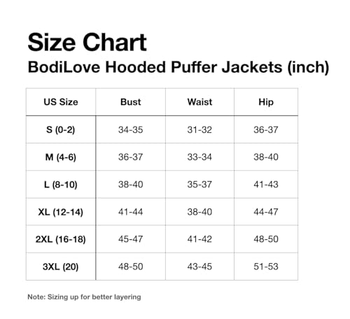 BodiLove Damen Utility-Jacke mit Fellkapuze und Reißverschluss und Fleecefutter, Schwarz, Größe XL