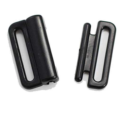 20Set Craft Plastic Black Tape Closure Hook & Clasp Fasteners Sew On Clothes Bra Clip Hooks Sewing Supplies Nk162 #TOP3