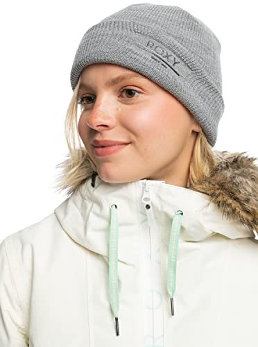 Bonnet Roxy Folker en gris chiné taille unique pour femme