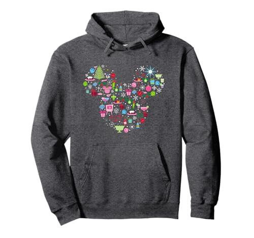 Sweat à capuche Mickey Mouse Disney pour soirées de Noël en famille