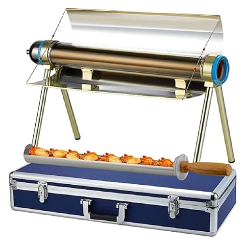YOtat Solar Powered Camping Grills, Solar Oven 3.3lb Large Portable Stove Solar Cooker Kit, Outdoor Solar Grilling Oven with Portable Case, for Hiking Kitchen Tools