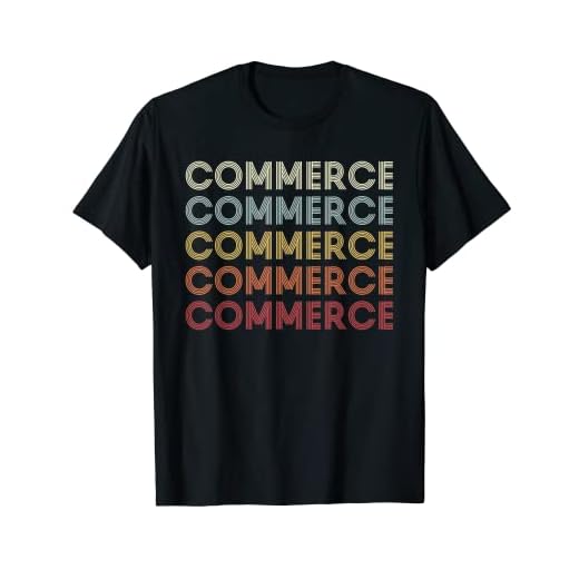 Commerce Michigan Commerce MI Retro Vintage Text T-Shirt