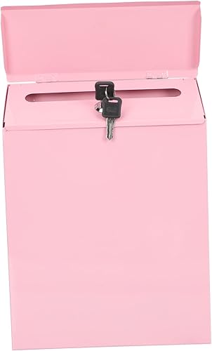 Miniatura 10 de DOITOOL Caja de correo con caja de seguridad, para buzón, clasificador de letras para el hogar, accesorios para colgar buzones seguros, montaje en