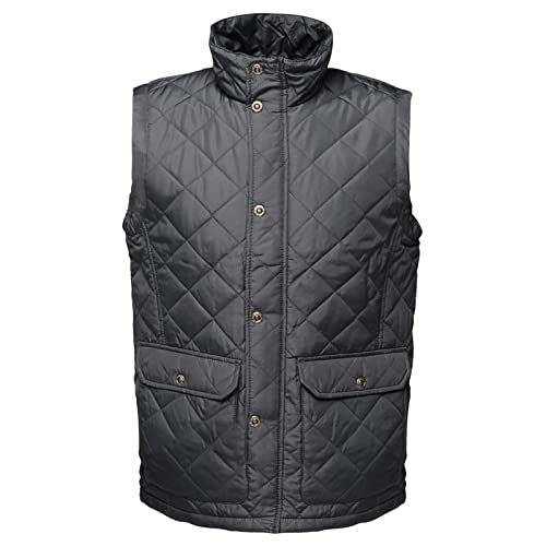 Regatta Tyler calentador de cuerpo acolchado hombre chaleco termico negro abrigo