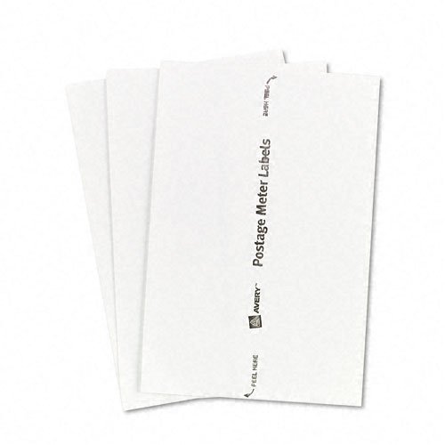 Avery Products - Avery - Postage Meter Labels For Personal Post Office E700, 1-3/16 X 6, White, 60/Pack - Sold As 1 Pack - Labels Large Enough For Promotional Message Or Logo. - Stays Secure! - #TOP1