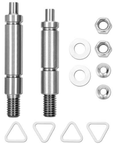 WPW10359270 (Left) & WPW10359269 (Right) Dryer Drum Support Roller Shaft Kit for Whirlpool,Replaces Parts: W10359269 339489 3399507 4319304, W10359270 239480 339490 347364 347610 3399506