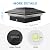 VOLISUN Solar Post Cap Lights Color Changing Outdoor Waterproof, RGB Modes Fence Post Cap Lights 6 Pack, for 4x4 x5 x6 Wooden/Vinyl(Black)